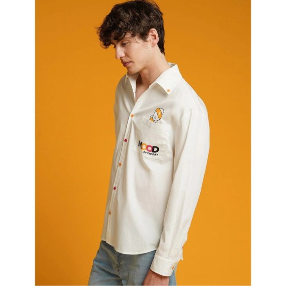 PSYCHODON by YSY | Mood Of The Day | 100% Cotton Button Front Shirt | NWT - Picture 6 of 15